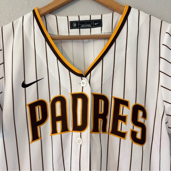 Women's San Diego Padres Nike Button Jersey Large - Picture 2 of 16